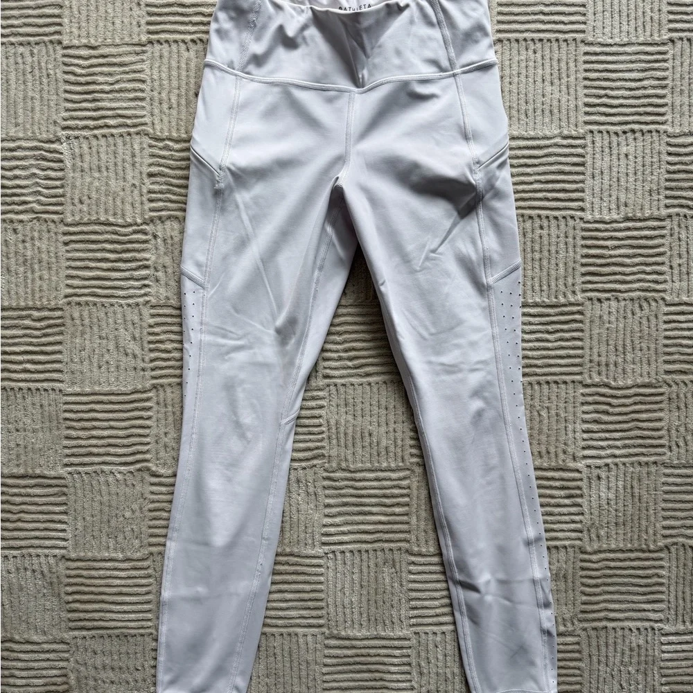 Athleta Soft White Leggings - Picture 2 of 6